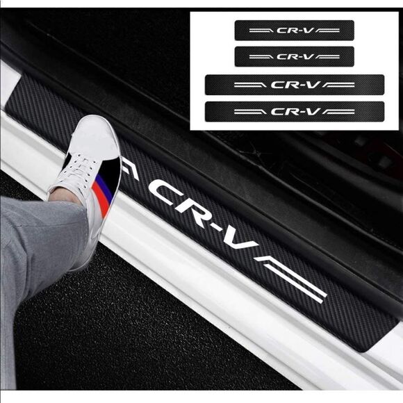 Honda Logo threshold protector in white & black NWT - Picture 5 of 8